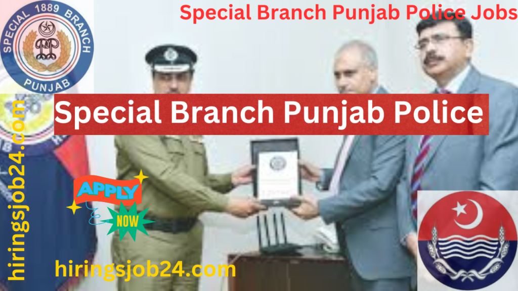 Special Branch Punjab Police Jobs